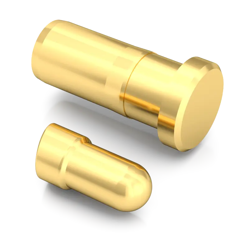 smd pogo pin before electroplating brass bolor