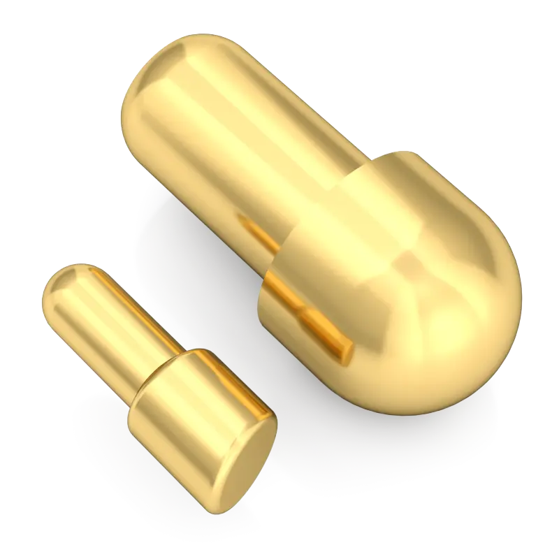 pencil pogo pin before electroplating brass bolor
