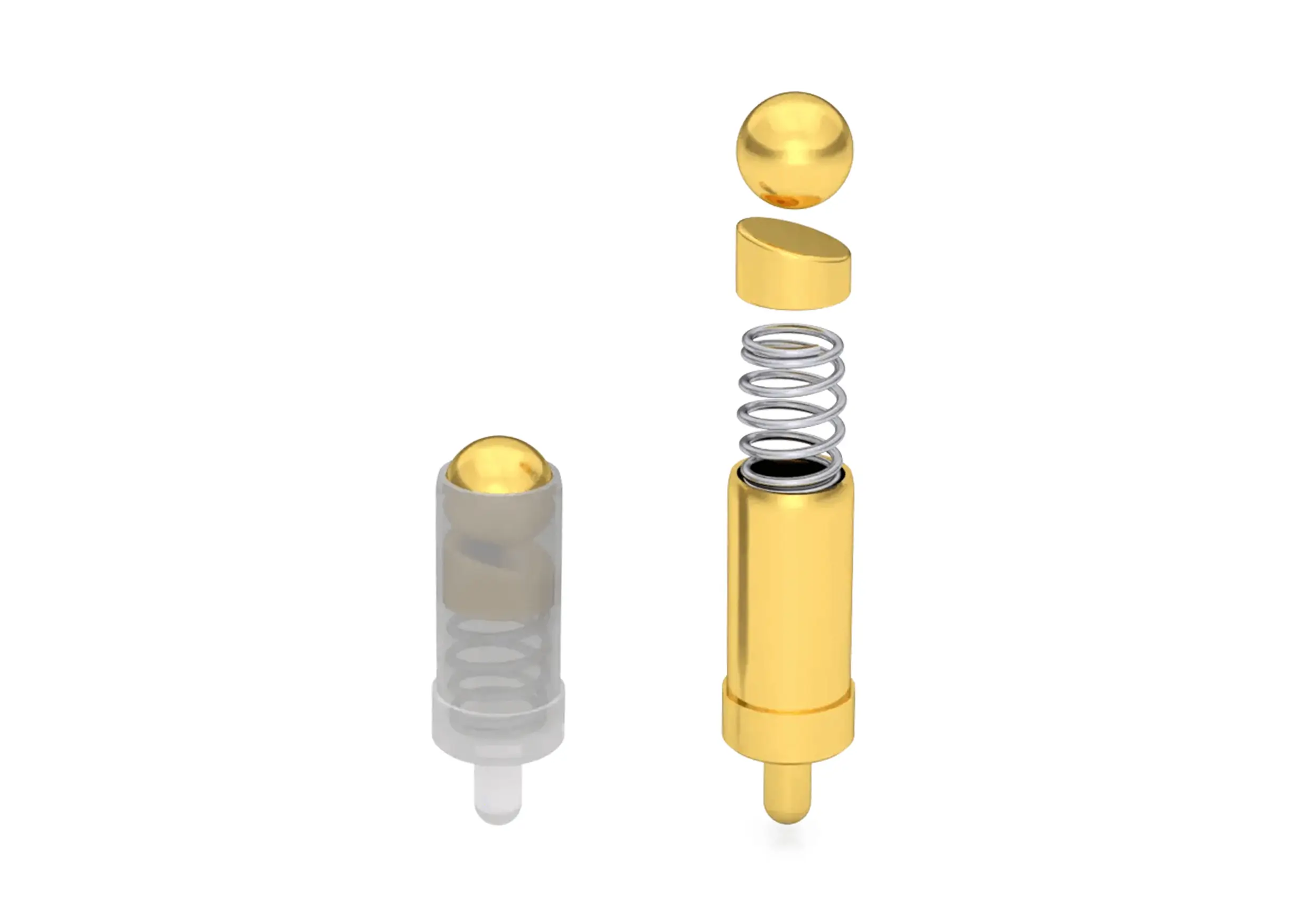 rolling pogopin internal structures